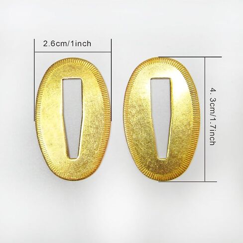 2-Pack Metal SEPPA DIY Accessories for Japanese Samurai Swords, Katana, wakizashi, and Short Swords in Saudi Arabia
