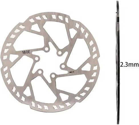 ZTTO 220mm Bike Disc Brake Rotor Thicken 2.3mm, More Durable Stainless Steel Bicycle Disc Brake Rotor with Colored Bolts for Road Bike, Mountain Bike, MTB, BMX (220mm) in Saudi Arabia