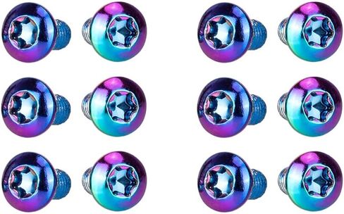 ZTTO 220mm Bike Disc Brake Rotor Thicken 2.3mm, More Durable Stainless Steel Bicycle Disc Brake Rotor with Colored Bolts for Road Bike, Mountain Bike, MTB, BMX (220mm) in Saudi Arabia