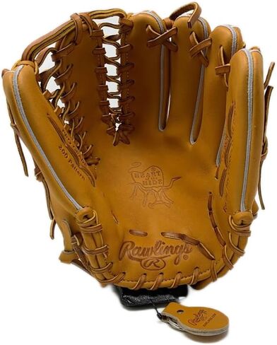 Rawlings Heart of the Hide Pro12TC-JT Baseball Glove رمي اليد اليمنى ، يابان تان 12 بوصة. in Saudi Arabia