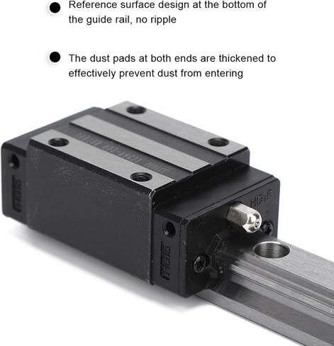 HG15 دليل خطية السكك الحديدية 2PCs مع 4pcs كتلة شريحة عالية الدقة تبادل قوي لآلات CNC الأتمتة الصناعية البناء الحديد الزهر متين (HG15-200mm) in Kuwait