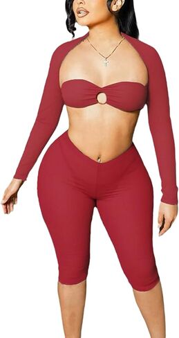 ملابس النادي للنساء Sexy Clubwear 3 قطعة Y2K مسدود انظر من خلال الفهد الطباعة للنساء الخروج 2025 in Kuwait