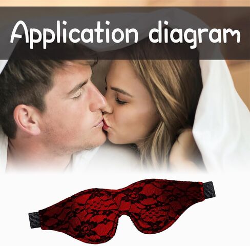 Satin Eye Mask, Soft Comfortable Silk Sleeping Cover Blindfold Tie for Valentine's Day Gift, Sleep Blindfold for Adults Play in Saudi Arabia
