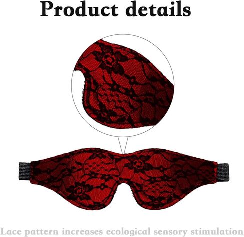 Satin Eye Mask, Soft Comfortable Silk Sleeping Cover Blindfold Tie for Valentine's Day Gift, Sleep Blindfold for Adults Play in Saudi Arabia