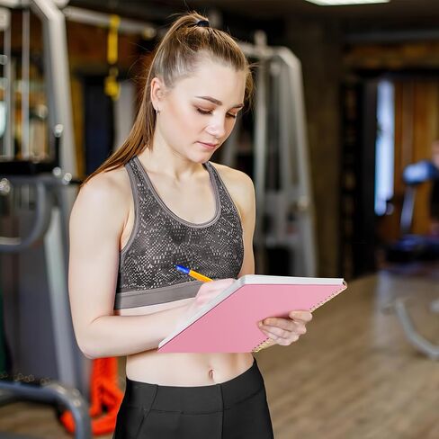 مجلة اللياقة البدنية والغذاء للنساء ، مخطط تجريب وعافية غير مؤرخ لمدة 150 يومًا مع شريط قياس ، مجلة فقدان الوزن الوردي لتحديد أهداف تتبع التدريب على التقدم في النظام الغذائي (9.5 ''*') in Kuwait