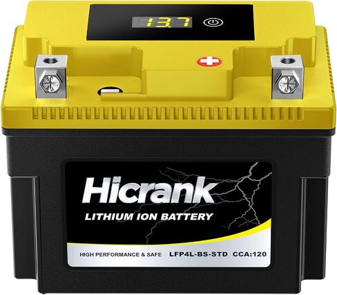 YTX9-BS ، 2x Cranking Power ، 5x Life ، Lithium LifePo4 Potorcycle Battery ، 280 CCA ، Digital Readout ، PowerSports Battery ، Matv for ATV ، UTV ، 4 Wheeler ، Seadoo ، Polaris ، Lawn Mower ، Generator in Kuwait