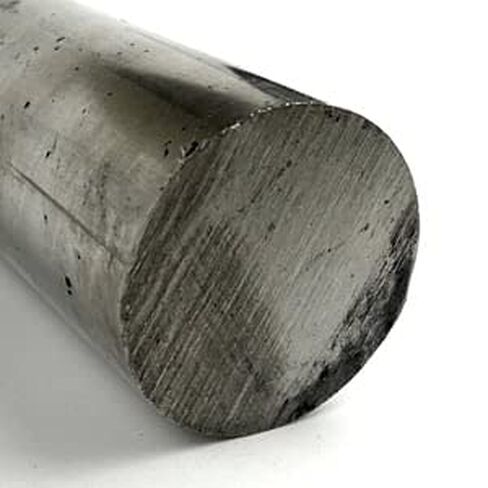 416 Stainless Steel Round Bar, Unpolished (Mill) Finish, Cold Finish, Annealed, ASTM A582, AMS 5610, 1.25" Diameter, 12" Length, OnlineMetals in Saudi Arabia