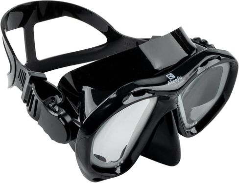+2.0 to +5.0 Hyperopia Diving Mask Farsighted with Tempered Glass Lenses, Gear for Men Women in Saudi Arabia