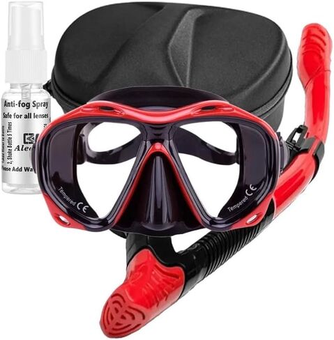 +2.0 to +5.0 Hyperopia Diving Mask Farsighted with Tempered Glass Lenses, Gear for Men Women in Saudi Arabia