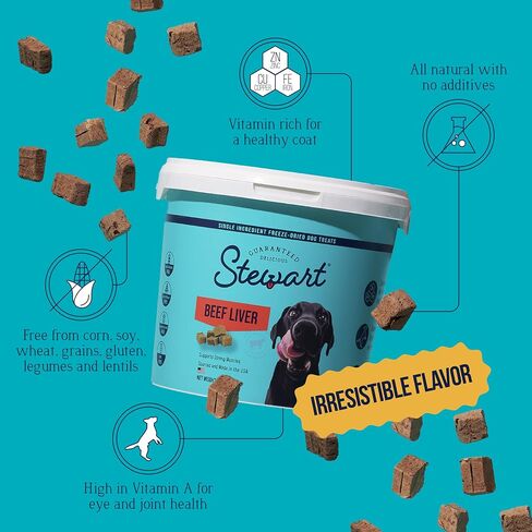 Stewart Freeze Dried Treats 4 oz Beef Liver in Saudi Arabia