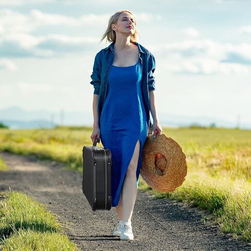 Ktaxon Electric Guitar Hard Case, Rectangle Wooden Standard 39-Inch Electric Guitars Hard-Shell Protective Carrying Case for KST/KTL/170 Model with Lock Latch Padding (Black) in Kuwait