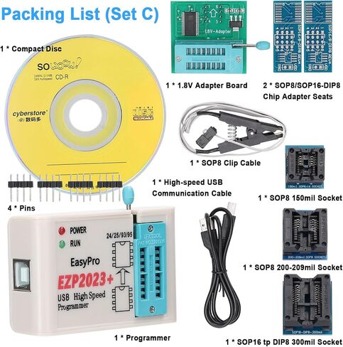 EZP2023+ Programmer,EZP2023+ High Speed Programmer Home Appliance ing Product R&D Burning Test Chip with USB2.0 Interface Support PC Software and Programmer Firmware Upgrade in Saudi Arabia