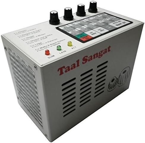 أداة مرجعية للطبلة الرقمية الهندية. Taal-sangat. الجسم المعدني الكامل ، عناصر التحكم التقليدية اللمسية ، ومكبرات الصوت عالية الجهير الولايات المتحدة الأمريكية 110 فولت ، صوت أصلي رائع ، aux Out in Saudi Arabia