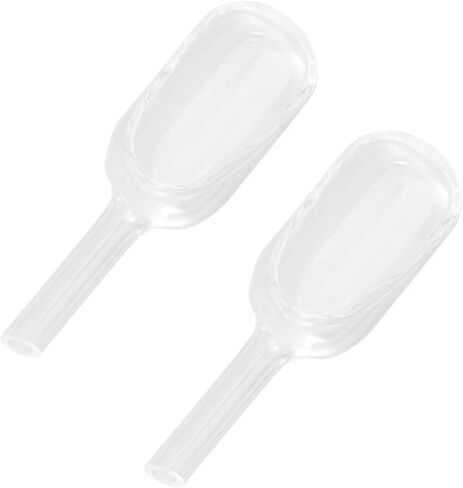 AmoSfun 2pcs الزجاج الذي يزن محجرات للمختبرات متعددة الاستخدامات أدوات زجاجية متينة مقبض طويل لقياسات دقيقة in Saudi Arabia
