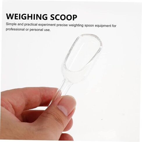 AmoSfun 2pcs الزجاج الذي يزن محجرات للمختبرات متعددة الاستخدامات أدوات زجاجية متينة مقبض طويل لقياسات دقيقة in Saudi Arabia