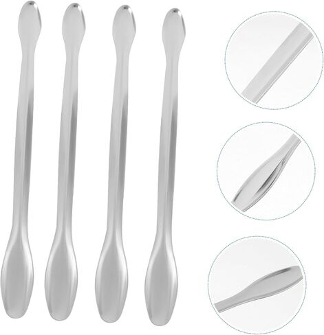 Unomor 10Pcs Experiment Spoons Double Head Laboratory Scoops Measuring Tools for Chemistry Non Stick Surface for Sampling and Scaping in Saudi Arabia
