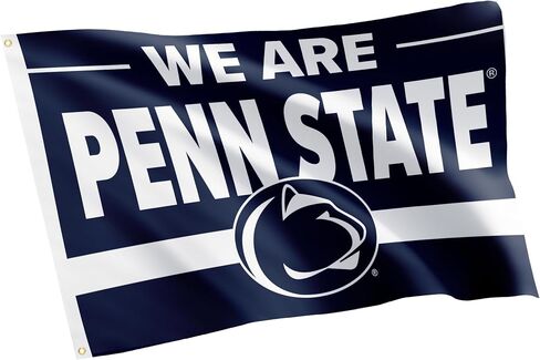Desert Cactus The Pennsylvania State University TPSU Flag - 3 x 5 Feet Nittany Lions Banner, Indoor/Outdoor Durable Fabric, 100% Polyester Design (Style Q) in Saudi Arabia
