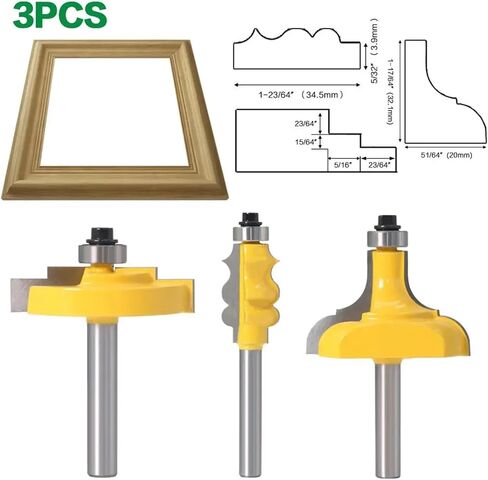 8mm Shank Bit Milling Cutter 1pcs(3PCS) in Saudi Arabia