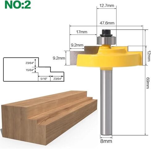 8mm Shank Bit Milling Cutter 1pcs(3PCS) in Saudi Arabia