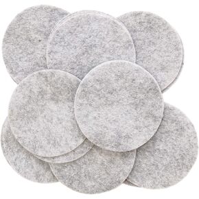 Charcoal Gray Craft Felt Circles (1 Inch - 100pc)