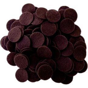 Brown Craft Felt Circles (3/4 Inch - 150pc)