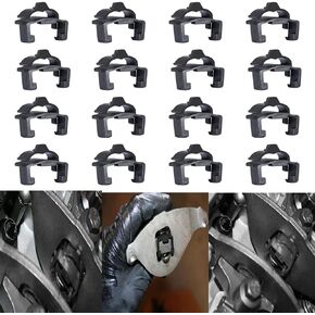 W302193 Rocker Arm Retainer Clip Suitable For 2003~2010 Ford 6.0L Powerstroke Diesel Engines Replace OEM W302193 (16 Pcs/Set)
