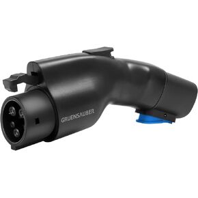 for J1772 EVs Tesla to J1772 Charging Adapter Max 60A & 250V - Compatible with Tesla High Powered Connectors, Destination Chargers, and Mobile Connectors (Black)