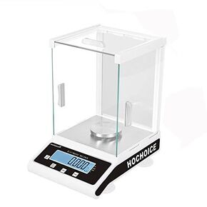 Laboratory Digital Analytical Balance 1mg High-Precision Electronic Industrial Counting Scale Jewelry Resistance Strain Sensor Glass Windshield (MAX Capacity:500g, Accuracy:0.001g/1mg)