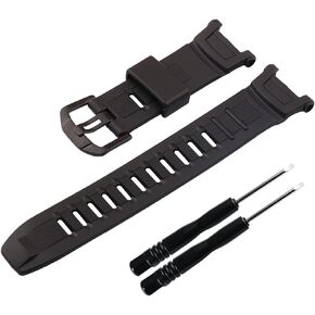 استبدال حزام الساعة المطاطي من Casio Protrek PRG-130 PRG-130-1V PRW-1500 PRW-1500-1Y PRW-1500-1V PRW-1500J-1 Pro trek حزام ساعة رياضية للرجال in Kuwait