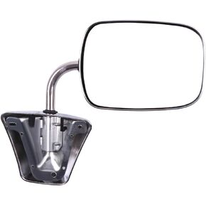 SCITOO Towing Mirror Fit for Chevy/for for GMC Truck Driver Side or Passenger Side Replacement Side View Stainless Steel Manual Folding Door Mirror in Kuwait