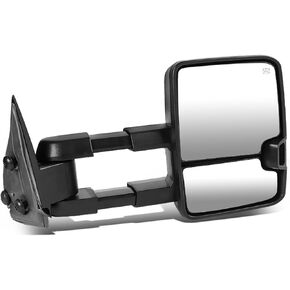 DNA Motoring TWM-015-T888-BK-SM-R Powered Tow Mirror+Heat+LED Smoked Right/Passenger [For 03-07 Tahoe/Yukon]