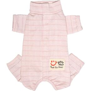 Recovery Suit for Dog After Surgery Cut Pet Recovery Shirt Dog Abdominal Wounds Bandages,Wound Protective Dog OneSize for Surgery Female Dog Vest Prevent Licking,Substitute E-Collar（RSS08-Vpink-M）