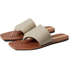 KAANAS Maria Minimalist All Over Leather Thong Sandal