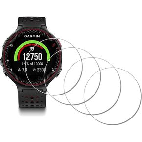 [4 Pack] Screen Protector for Garmin Forerunner 235 230 225 220 630 620 Smartwatch Tempered Glass Anti-Scratch Bubble-Free