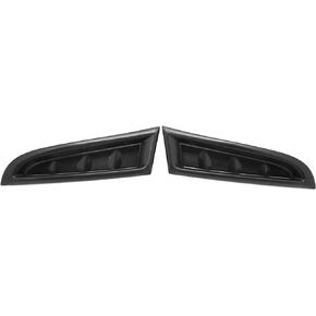 Subaru Exterior Accessories - Replacement Front Bumper Side Vent Covers RH+LH Compatible With 2006-2007 Subaru Impreza WRX STI, 06 07 Subaru STi GDF - Black Prime