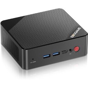 Mini PC P1، Ryzen 7 5700U 8C/16T (حتى 4.3 جيجا هرتز) أجهزة كمبيوتر صغيرة، 32 جيجا DDR4 1 تيرابايت NVMe SSD Windows 11 Pro Mini Gaming PC، منافذ HDMI وUSB-C مزدوجة تدعم شاشة ثلاثية 4K، Wi-Fi6E/2.5G LAN in Kuwait