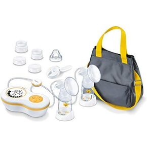 Beurer BY70 Dual Wearable Breast Pump, Electric Breast Pump with 10 Pumping and 10 Stimulation Levels, Portable Breast Pump Hands Free with Vacuum Tech for Faster Pumping, Avent & NUK Compatible