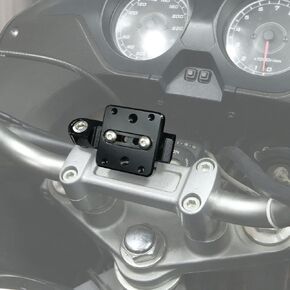 xitomer Universal AMPS Bike Phone Mount GPS Bracket Mount bar, Fit for CB300R 2010-2018 / CB500X 2019-2023 / Grom MSX125 2013-2023 / Motorcycle Navigator Mount SV650 99-12 16-21(Style 2)