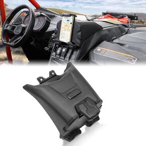 Electronic Device Tablet Phone GPS Mount Holder with Central Control Organizer Storage Box Tray Compatible with for 2017-2023 Can Am Maverick X3 Replacement for OEM #715002874