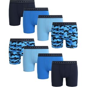 Lucky Brand Men's Active Underwear - 8 Pack Casual Stretch Boxer Briefs (S-XL) in Kuwait