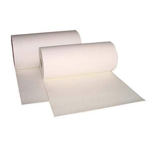 CeraTex 3170 Ceramic Fiber Paper, High Temperature Insulation Gasket or Liner for Kiln Stove Furnace Glass Fusing, Thickness 1/8" Size 48" x 66' Roll