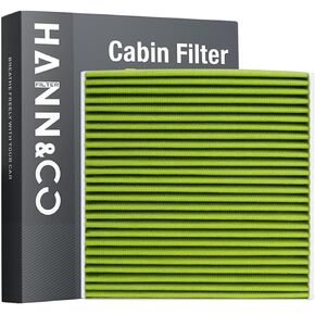 فلتر كابينة HEPA من الكربون المنشط عالي التدفق من HANN&CO مع عملية خياطة مضفرة لهوندا، استبدال أكورا CF11182، CP182(HCC1022) in Kuwait