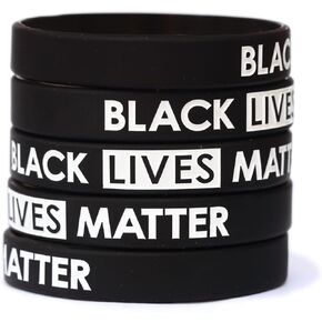 5 of BLACK LIVES MATTER Wristband Bracelets in Kuwait