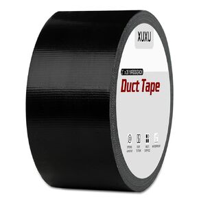 Duct Tape Heavy Duty Waterproof Black Duct Tape, 30 Yards x 2 Inch Strong Adhesive Duct Tape Bulk for Indoor Outdoor Repairs Tear by Hand