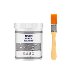 Jaysuing Invisible Waterproof Agent, Waterproof Insulating Sealant, Transparent Repairing Leak Waterproof Adhesive,Super Strong Bonding Sealant Invisible Waterproof Anti-Leakage Agent (Clear 100g)