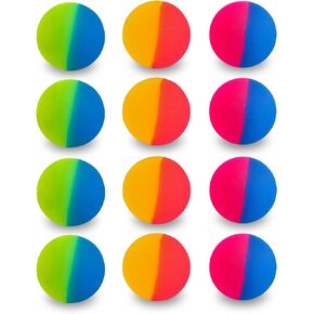 Entervending Bouncy Balls - Rubber Balls for Kids - ICY Bounce Balls - Large Bouncy Ball 45 mm - Super Ball Vending Machine Toys - Bouncing Balls Party Favors