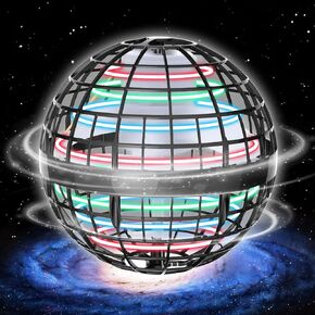 Galaxy Flying Orb Ball Toy - 2024 Upgraded Cosmic Globe Boomerang Ball Hover Ball for Kids Adult Boys Girls 360°Rotating Indoor Outdoor Flying Ball Cool Toys Gift (Blue)