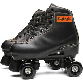 زلاجات دوارة للبالغين، أحذية تزلج رباعية عالية الجودة للاستخدام الداخلي والخارجي، مقاس 6.5 M US للسيدات in Kuwait