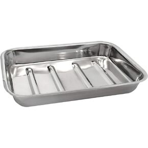 EISCO Dissection Tray, 12" x 8" Stainless Steel