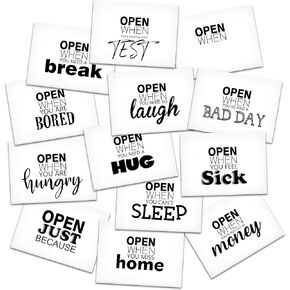 Open When Envelopes, College Care Package, Leaving Home Gift, Gift For Boyfriend, Girfriend, Families - 15 Envelopes in a pack-A001